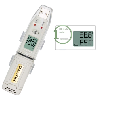 Chine Mini enregistreur d'Usb de la température d'enregistreur de données d'USB de conception avec l'affichage d'affichage à cristaux liquides fournisseur