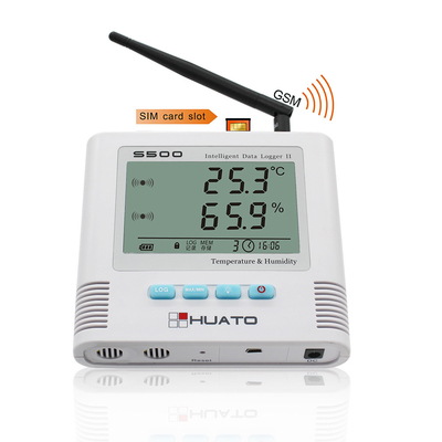 Chine Enregistreur de données interne d'humidité de la température d'alarme de massage d'enregistreur de données de GSM fournisseur