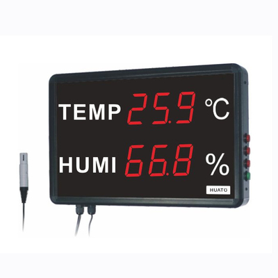 Chine Grand thermomètre de température ambiante de LED, mètre d'humidité de thermomètre numérique fournisseur