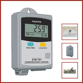 Chine Thermomètre portatif Hygromeer d'enregistreur de données d'humidité de la température d'affichage d'affichage à cristaux liquides fournisseur