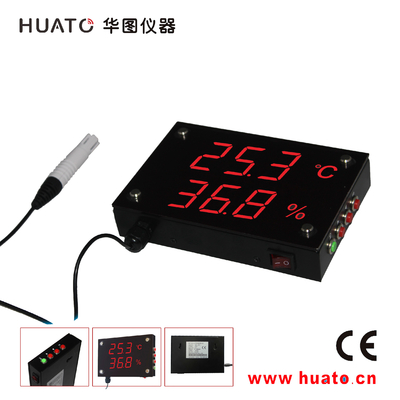 Chine Hygromètre visuel de thermomètre numérique de distance de 10 mètres avec l'affichage à LED Rouge de sonde externe fournisseur