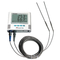 Double enregistreur de données externe de la température de four du capteur PT100 avec le logiciel analysé fournisseur